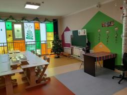 кабинет для групповых логопедических занятий и развития речи.